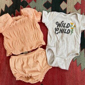 Baby Girl 3 piece bundle 3-6 month